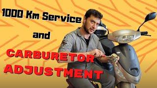 PT.5 1000 Km service and Carburetor Adjustment on the most HATED scooter on the internet