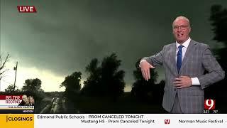 Val Castor Spots Tornado Near Hinton Okla. April 27 2024