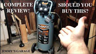 Harbor Freight’s McGraw 21 Gallon 175PSI Oilless Compressor COMPLETE Review