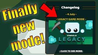 Starve.io New Update Legacy Mode