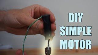 How To Make The Worlds Simplest Motor And How It Works