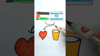 Bendera Palestina VS Bendera israel #savepalestina