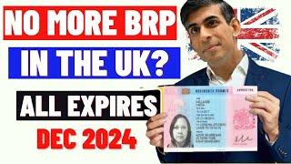 No More Biometrics Residence Permit In The UK? Why All BRPs Expires On 31st December 2024