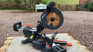 Evolution R255 Mitre Saw We Make Salvage Box Planters DIY