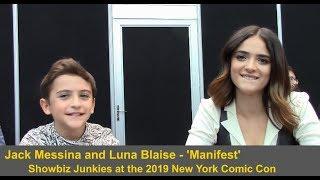 Manifest - Jack Messina and Luna Blaise Interview Season 2