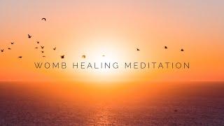 Womb Healing Meditation  Guided Sacral Chakra & Womb Space Activation  Delta Binaural Beats