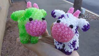 Loomigurumi Big Cow Tutorial Rainbowloom