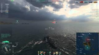 World of Warships Smokes Torpedo Spreads AP Usage and Out-turning Turrets - Benson Commentary