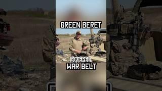 GREEN BERET WAR BELT SETUP #military #shortsvideo #youtubeshorts #shorts #belt #greenberet #reel