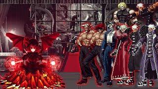 KOF Mugen VladRose Vs Krizalid New Final Rugal Team  1 Vs 8