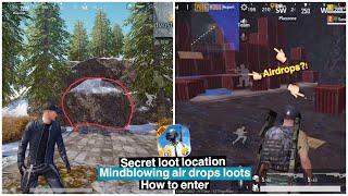 Pubg mobile secret cave with airdrops  how to open the cave in vikendi