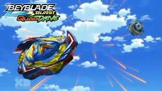 Beyblade Burst Quad Drive Episode 9 - Valt vs Bel - Rematch - Round 2 English Dub