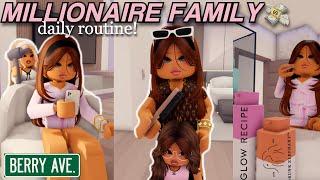 Millionaire Family Daily Routine   Roblox Berry Avenue Roleplay