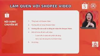 Nhập môn người bán với SHOPEE VIDEO