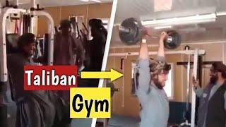 Pasukan Taliban Viral Nge-Gym Dulu Sebelum Membakar Wahana Permainan