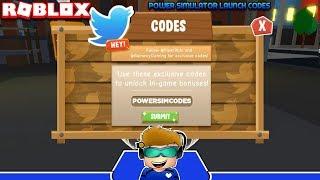 ALL WORKING LAUNCH CODES FOR POWER SIMULATOR Roblox