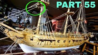 How to Build Ship Model Part #55  The Carolina 146