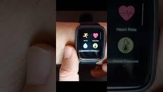 How to check Blood Pressure Blood Oxygen spO2 and Heart Rate with boat storm smartwatch #ytshorts