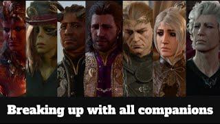 Breaking up with companions so you dont have to  BG3