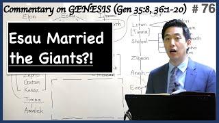 Esau Married the Giants? Genesis 358 361-20  Dr. Gene Kim