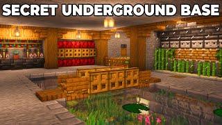 Minecraft ULTIMATE Secret Underground Survival Base Tutorial