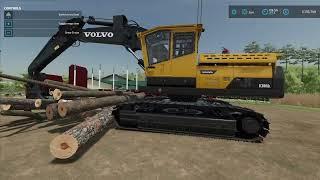 FS22 Platinum DLC loading your logs with the Volvo 380