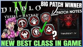 Diablo 4 - New Best Class Power Rankings & More - Vessel of Hatred Season 6 Changes EVERYTHING