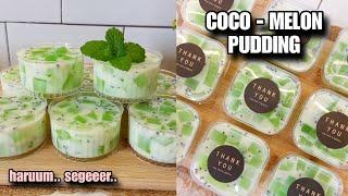 IDE BEKAL SEKOLAH PUDDING COCO - MELON ENAAK & SEGAAAR Kesukaan anak-anak