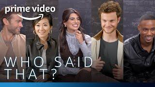 The Boys Cast Play Who Said That?  Prime Video