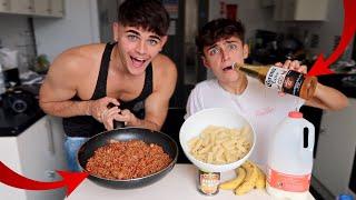 I swapped DIETS with my Boyfriend for 24 Hours Gay Couple Edition