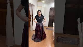 Epudrraa?Saree draping in less than 1 Min️ Saree Challange   #vijayandvaishu #shorts