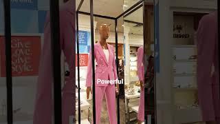 Power Suit for woman from macys Career Woman Styles #short #pink #executive #power #fashion #macys