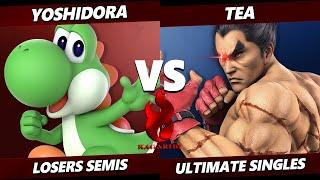 Kagaribi 11 Losers Semis - Yoshidora Yoshi Vs. Tea Kazuya Pac-Man Smash Ultimate - SSBU