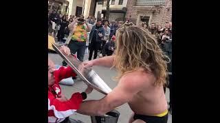STREET FIGHT IN NYC WITH JOEY JANELA