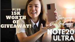 SAMSUNG GALAXY NOTE20 ULTRA  UNBOXING & FIRST IMPRESSION + GIVEAWAY PHILIPPINES Leodine Barcelon