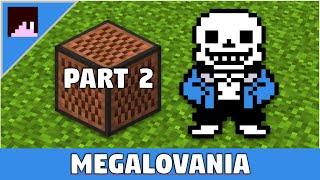 Megalovania Bassline Minecraft Noteblock Tutorial Meme song from Undertale Part 2