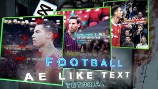 How to Make Pro Texts for Football Edits on CapCut  Full Tutorial