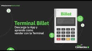 Conoce cómo vender con la Terminal Billet