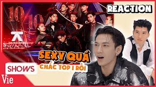 REACTION 1010 HIEUTHUHAI Isaac hú hét vì quá sexy Anh Tú bắn rap khiến các Anh trai thán phục