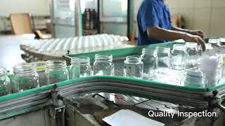 Glass jar production and quality control process