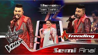 Sheron Silva  Panjab MC + Nelum Wilen Pana නෙලුම් විලෙන් පැන   Semi Final  The Voice Sri Lanka