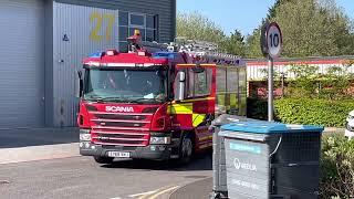 Surrey Fire & Rescue Service Station 36 Salfords Responding.