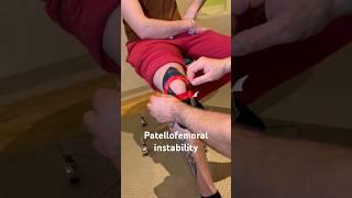 Patellofemoral instability #shorts #tutorial #viral #howto  #physiotherapy #tips #kneepain #learn