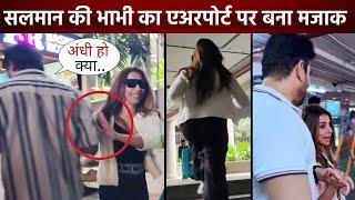 Salman Khans Bhabhi and Arbaaz Khans wife Shura Khan got trolled for running at the airport