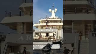 Superyacht ARBEMA before her REFIT