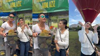 Fasha Sandha Teman Suami Jual Durian Sambil Naik Belon Udara 