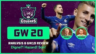 FPL GW20 PREVIEW Hazard Digne Pogba Son Kane Lovren Salah Sterling? Sane?  COUGARS #19