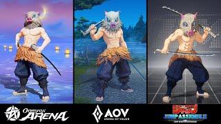 Inosuke OA vs Inosuke AOV vs Inosuke Jump Assemble