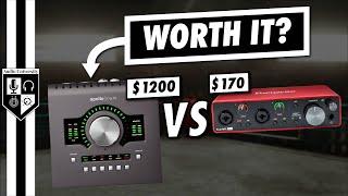 Cheap vs Expensive Audio Interfaces  Focusrite Scarlett vs Universal Audio Apollo