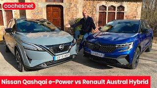 Comparamos Nissan Qashqai e-Power - Renault Austral Hybrid  Prueba SUV en español  coches.net